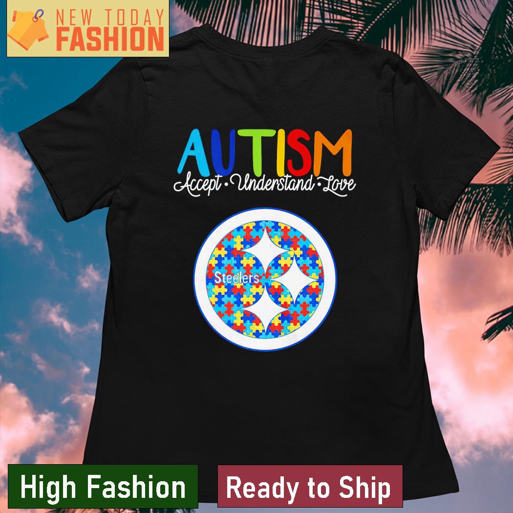 Pittsburgh Steelers NFL Autism Awareness Accept Understand Love Shirt,  hoodie, sweater, long sleeve and tank top