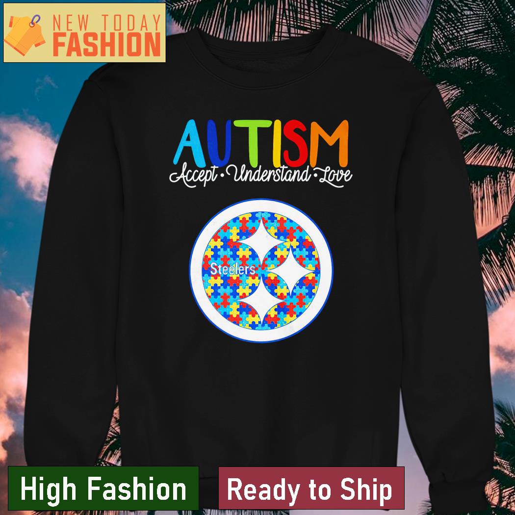 Pittsburgh Steelers NFL Special Autism Awareness Design Hoodie T